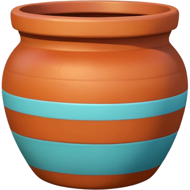 Painted Clay Pot emoji