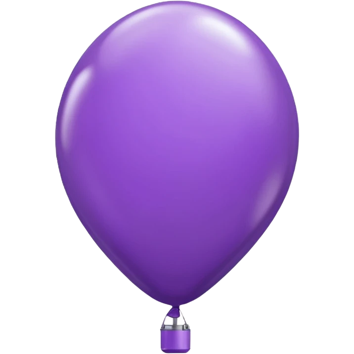 iPhone text purple balloon emoji