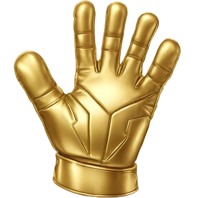 golden glove award football emoji