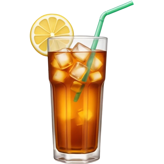 Iced tea wothout lemon emoji