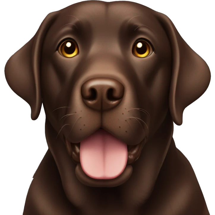 chocolate labrador emoji