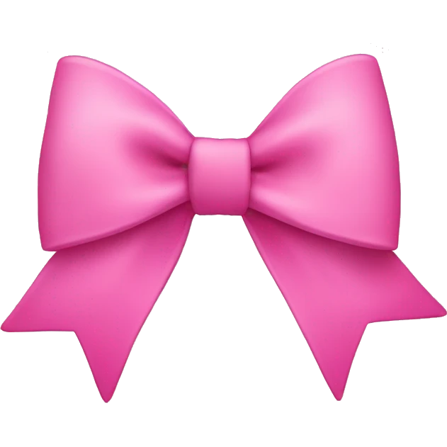 pink coquette bow emoji