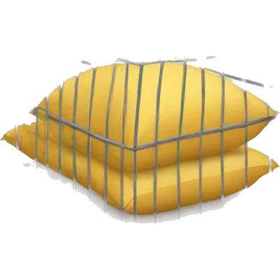 Cage with pillow emoji