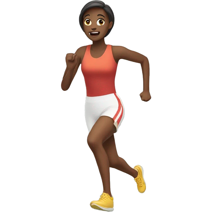 woman sprinting emoji emoji