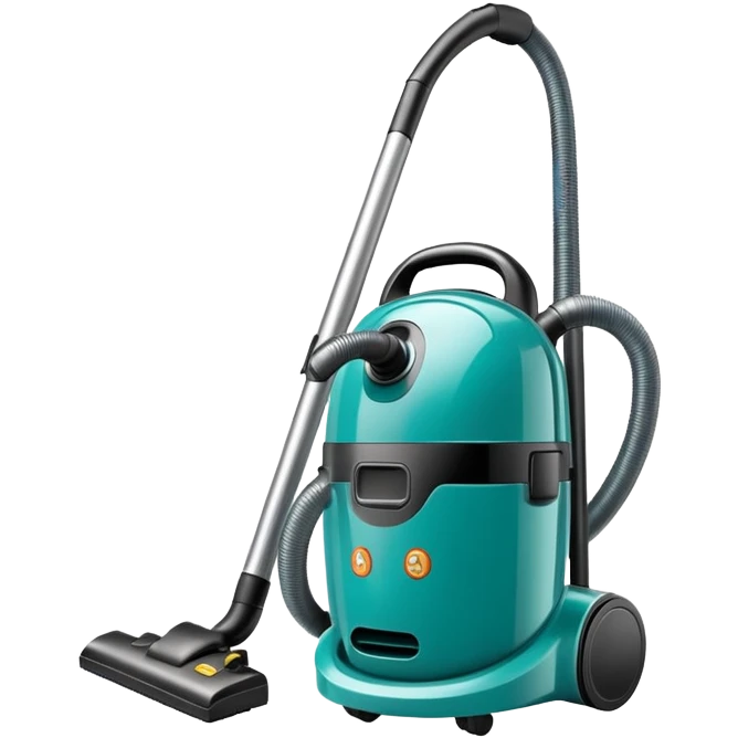 Teal vacuum cleaner emoji