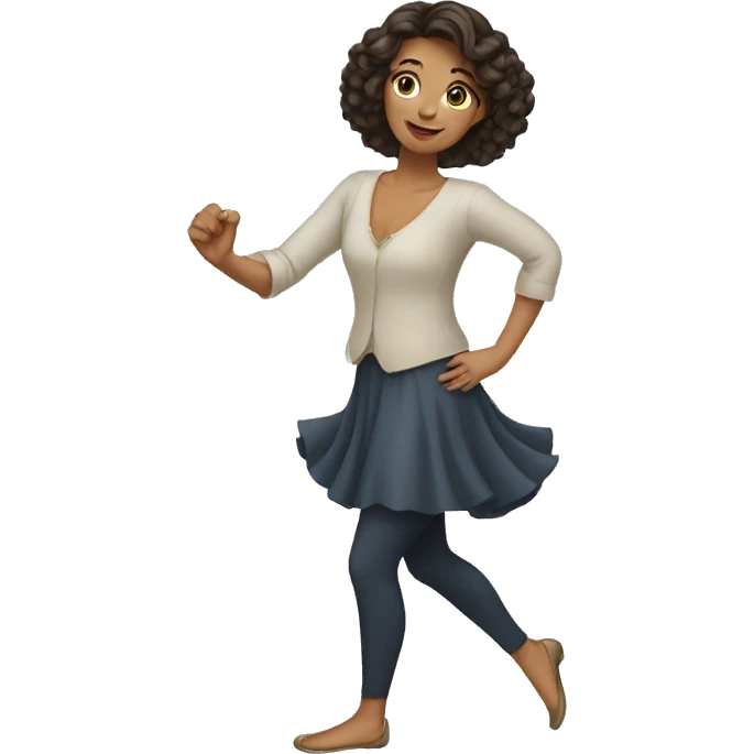Woman curtsy emoji