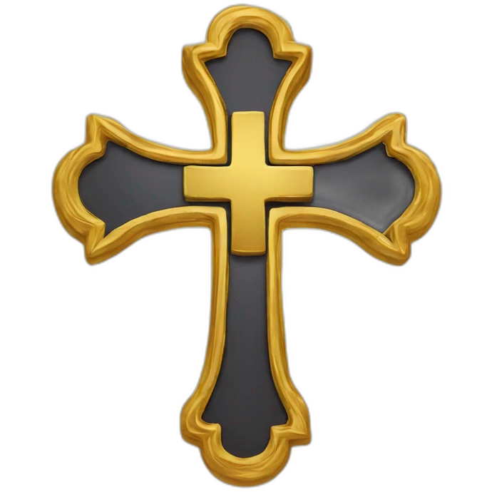 Golden cross emoji