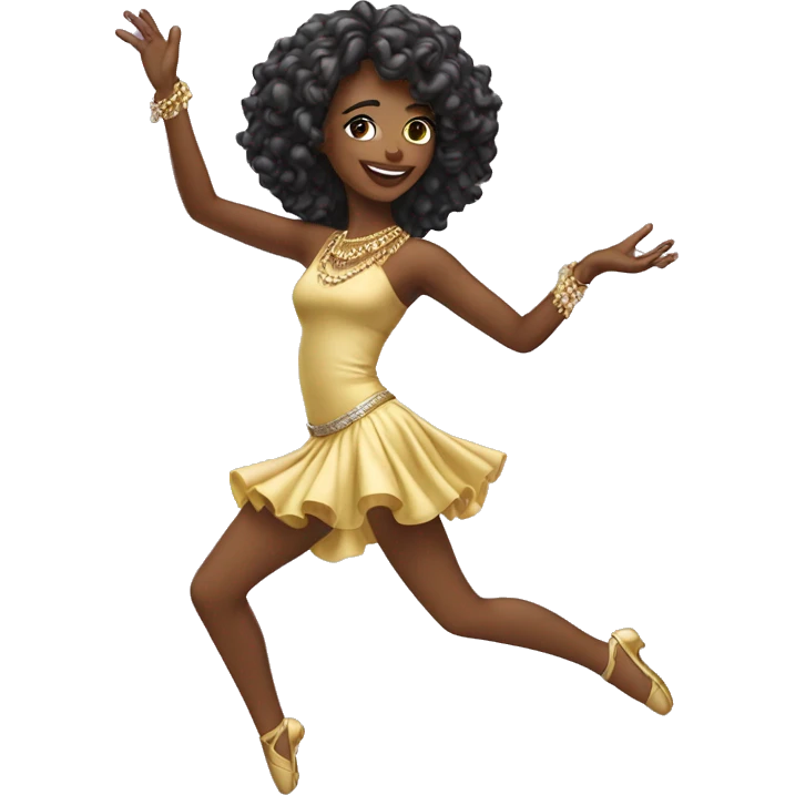Dancing girl with Jwellary  emoji