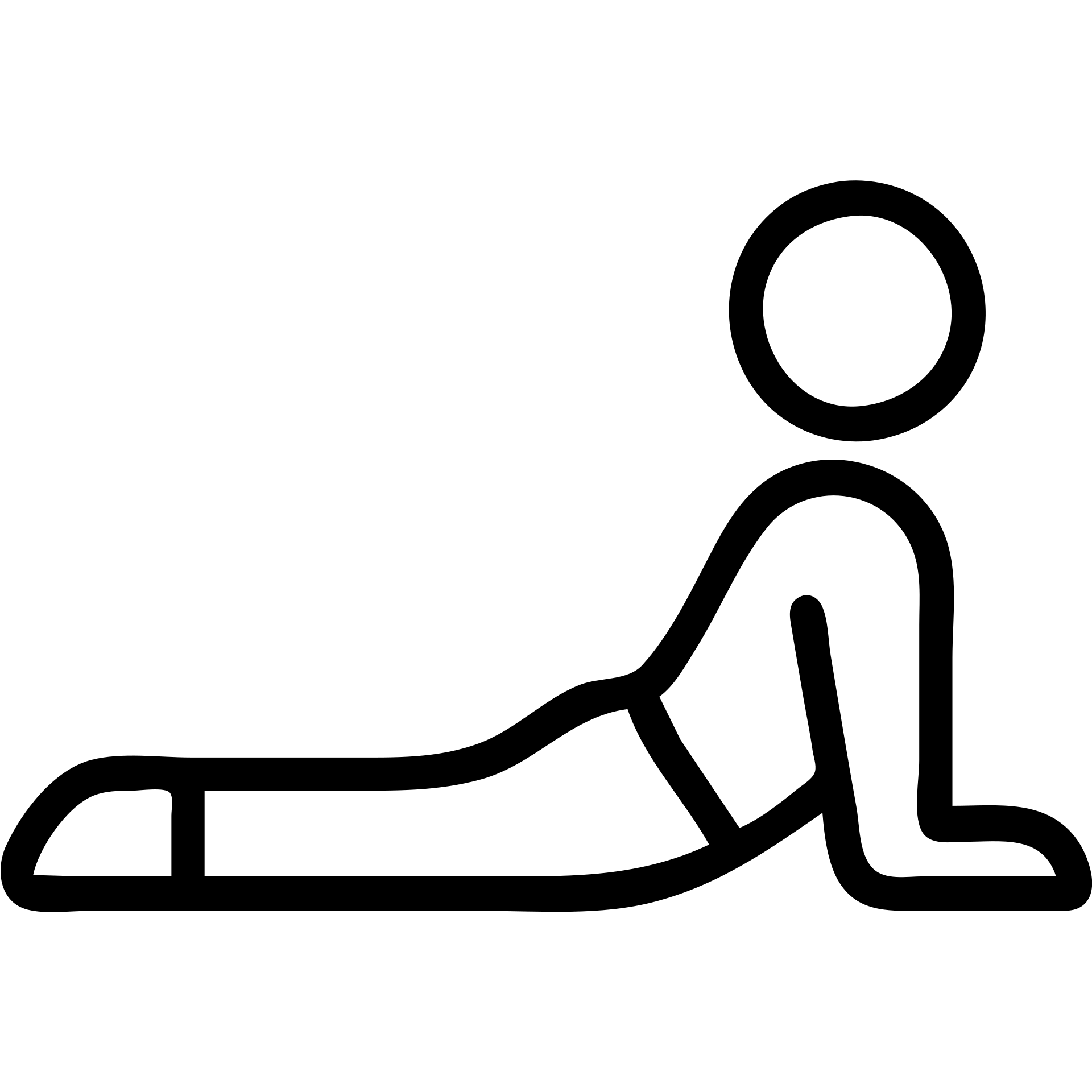 icon on the theme of yoga cobra poses classes.  emoji
