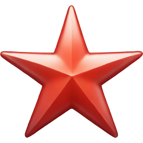 Red star emoji