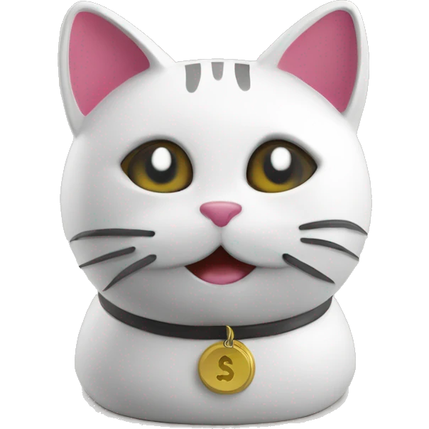 Cat moneybox emoji