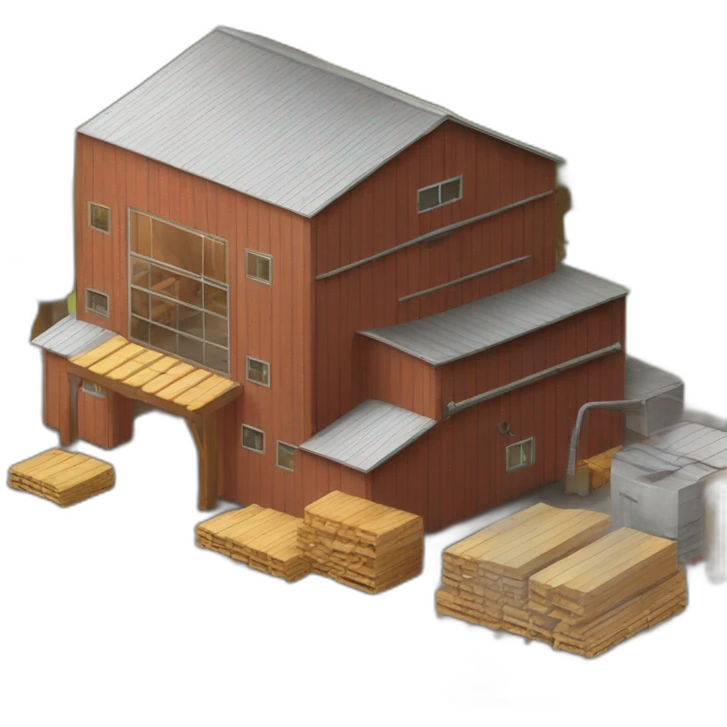 modern lumber factory emoji