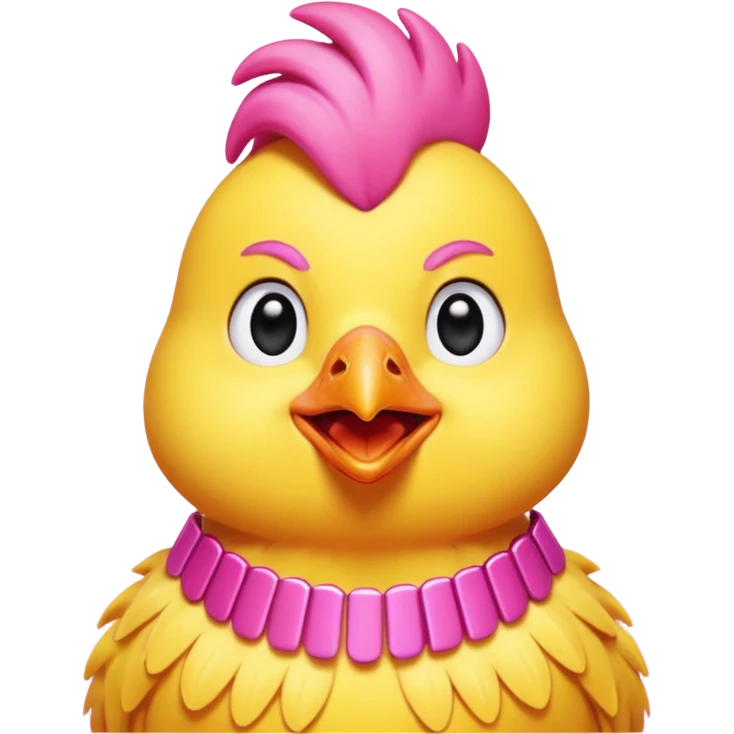 Singing little chicken emoji