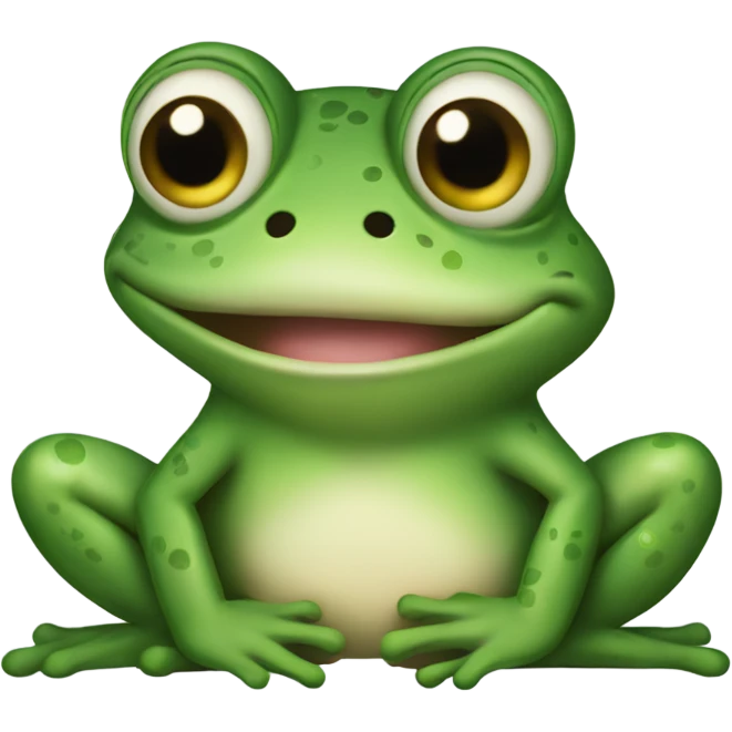 Frog artist cottagecore emoji