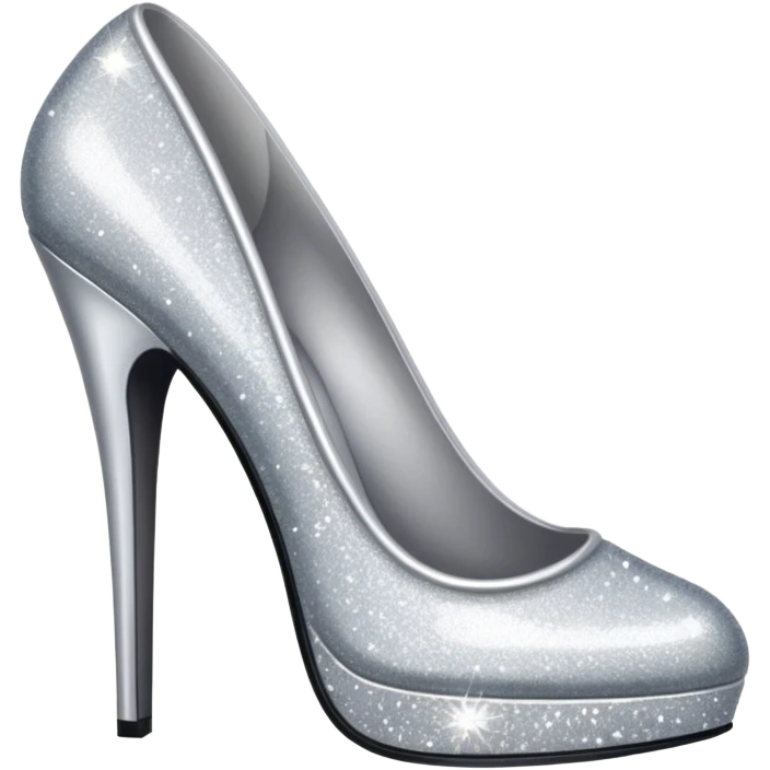 glitter shoes emoji