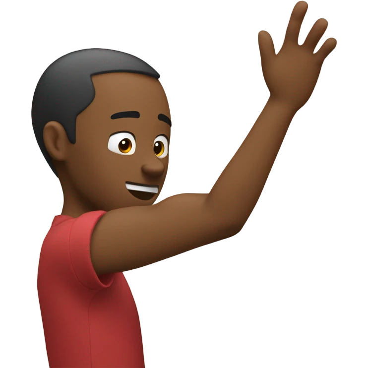 Someone dabbing emoji