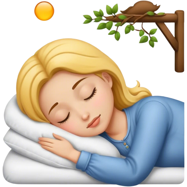 Country girl sleeping  emoji
