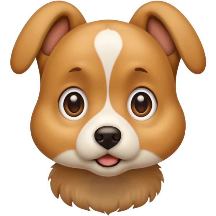 Chien choqué  emoji