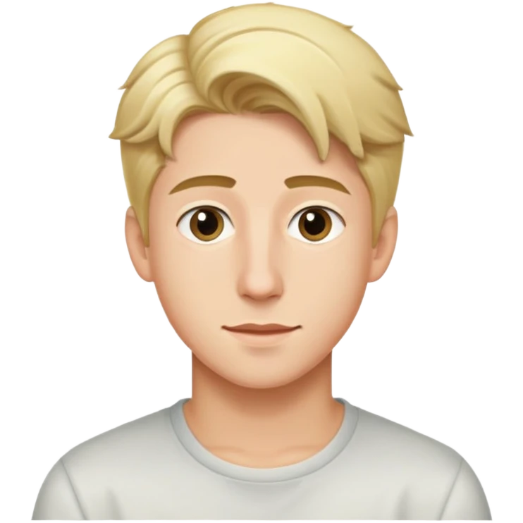 Milo Manheim, young male actor with blonde hair emoji