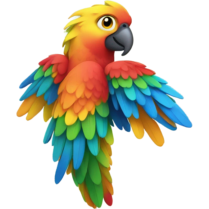 parrot smiling emoji