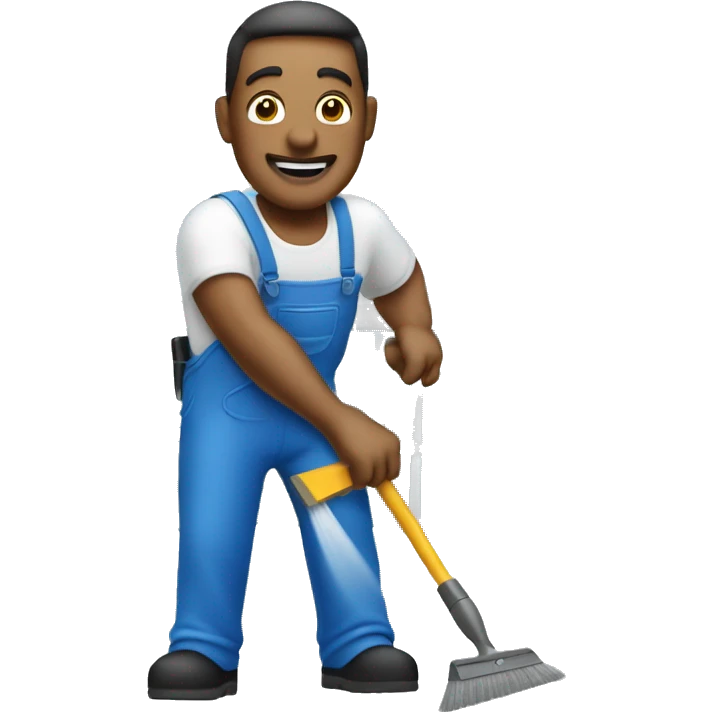 Window cleaner with squeege  emoji