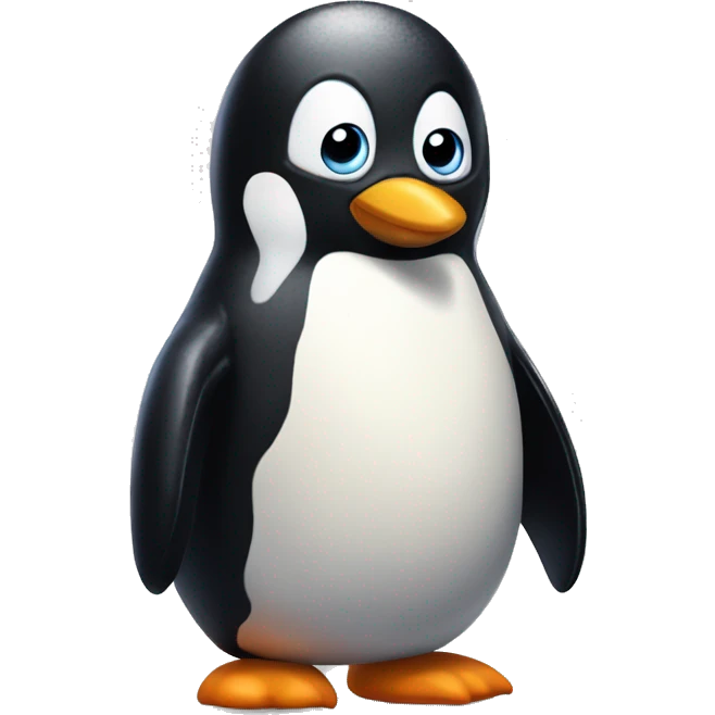  giant 🧠 penguin, genius penguin!! emoji