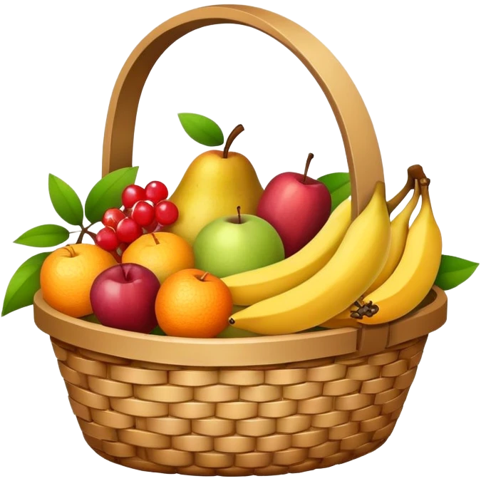 Basket of fruits  emoji
