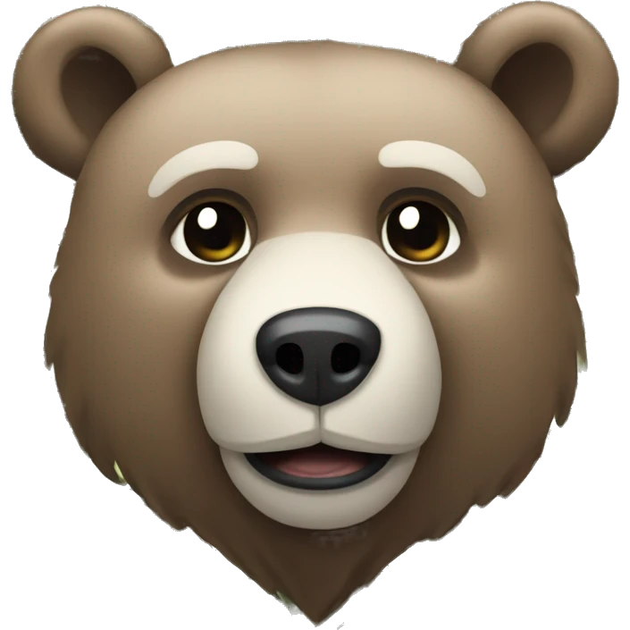 Bear will lots of money emoji