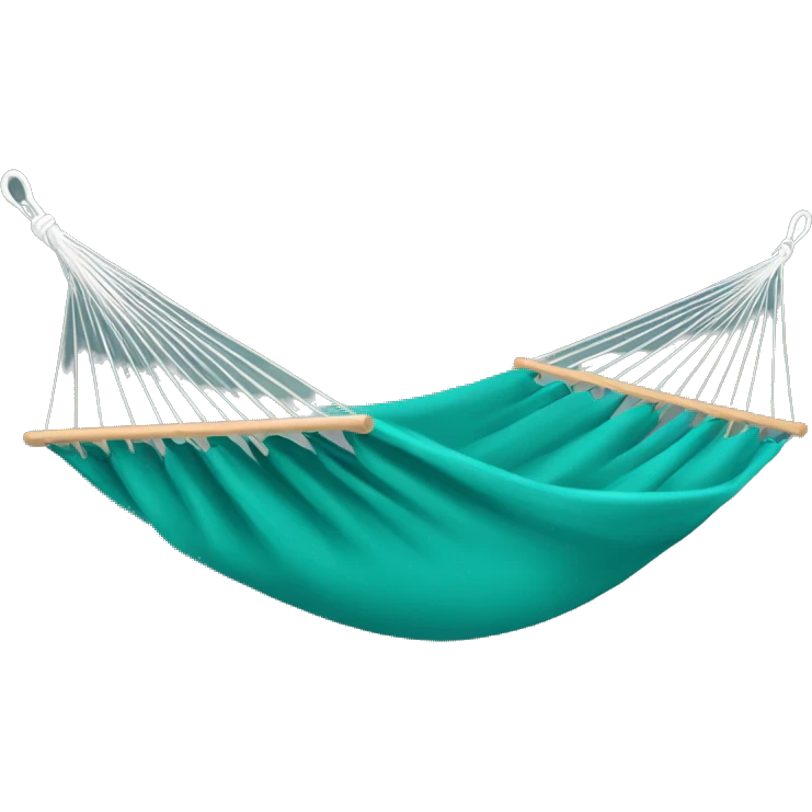 teal hammock simple emoji