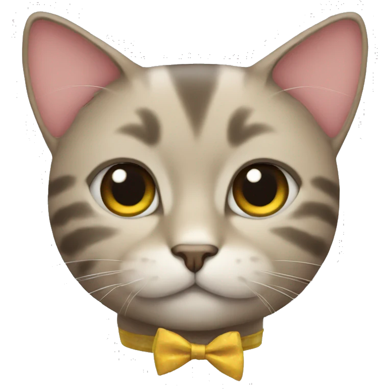 cat with a bow emoji