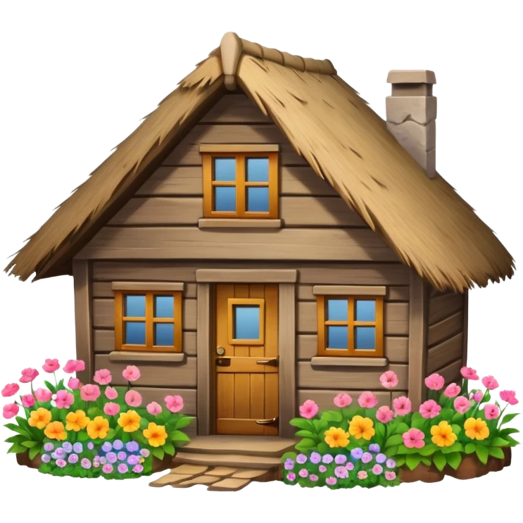 Wooden Cottage emoji