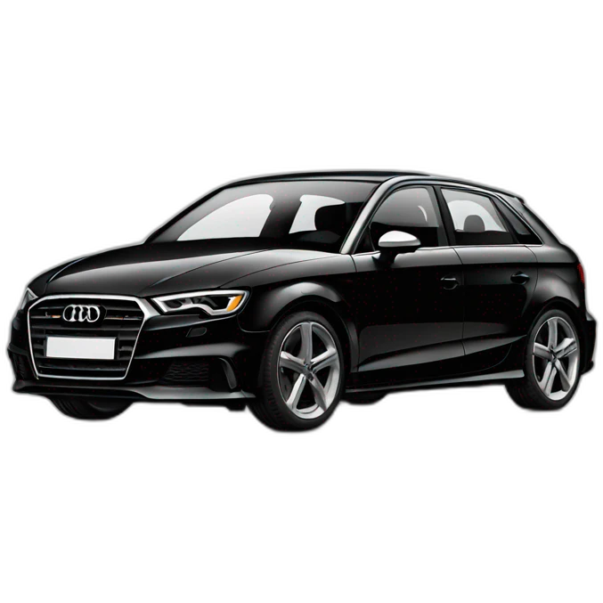 audi a3 noir emoji
