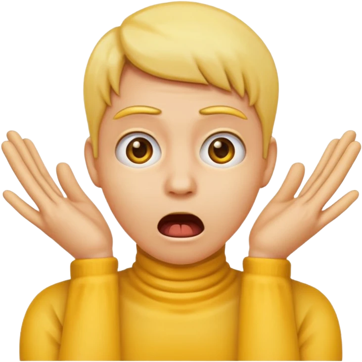 Emoji doing the strangling emote emoji