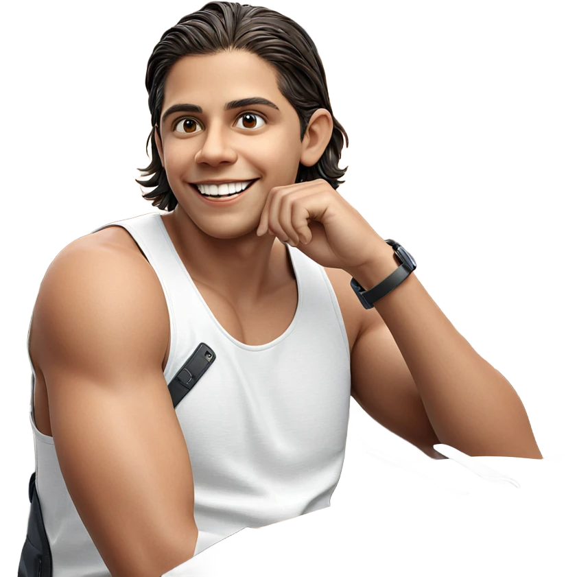 smiling boy in restaurant emoji