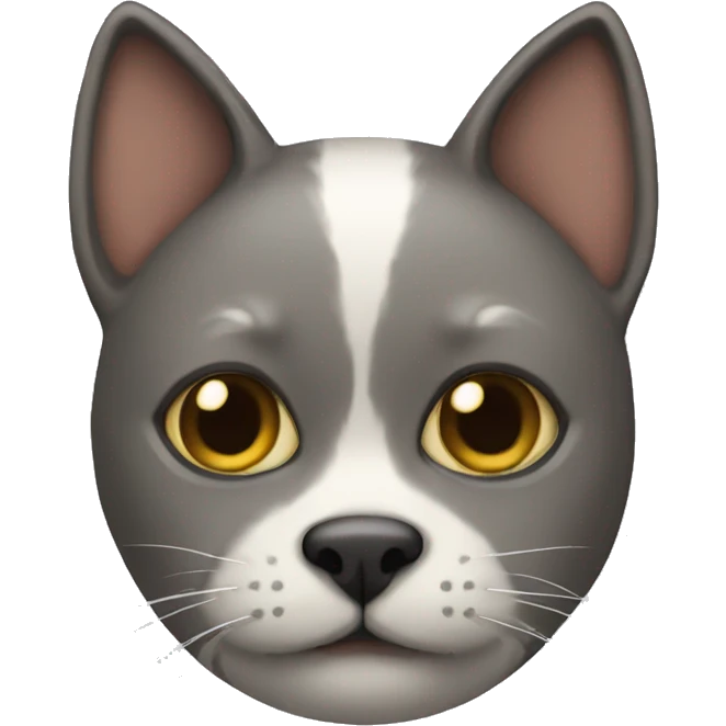 Cat with a dog Mask emoji