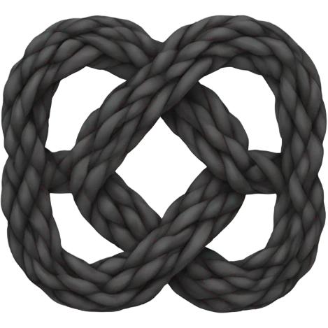 Figure 8 knot emoji