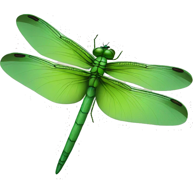 Green dragonfly emoji