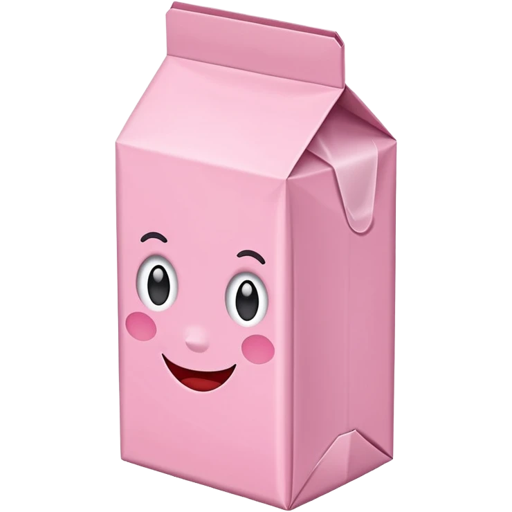 Strawberry milk carton emoji