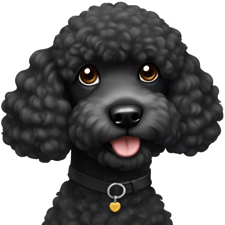 black poodle emoji