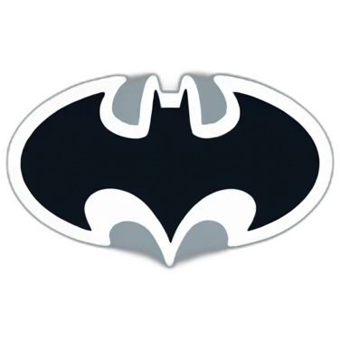 Batman logo emoji