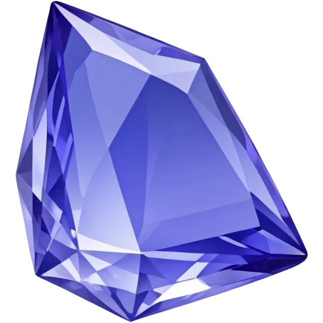 Tanzanite crystal emoji