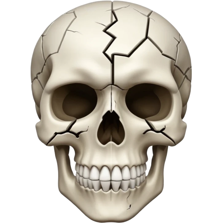 Mind blown skull emoji