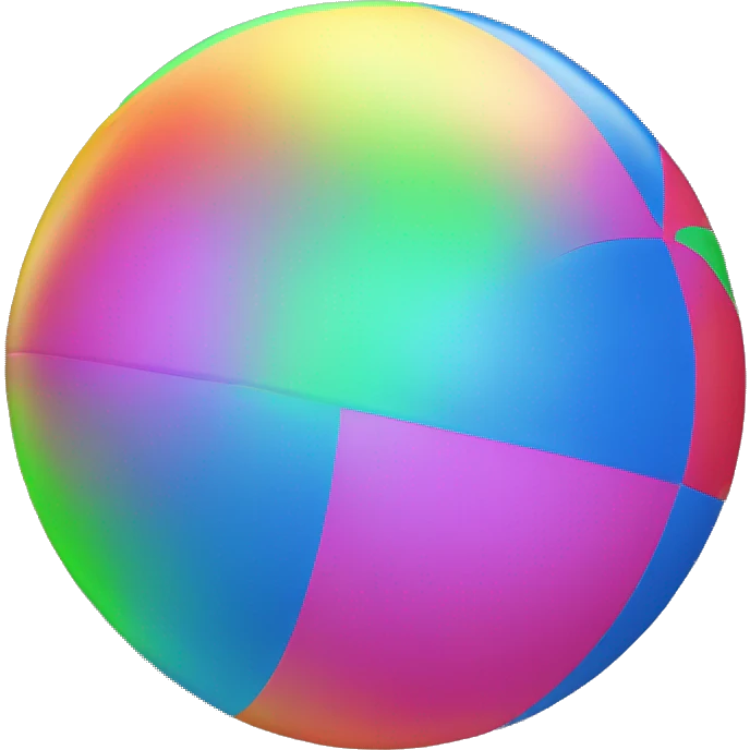 beach ball glow emoji