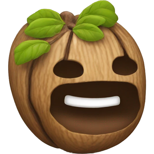 wallnut emoji