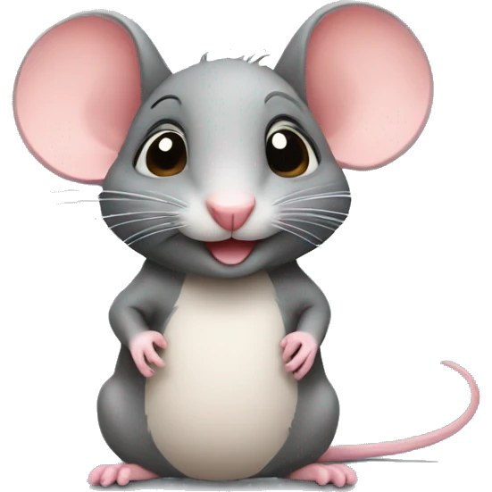 rat in love emoji