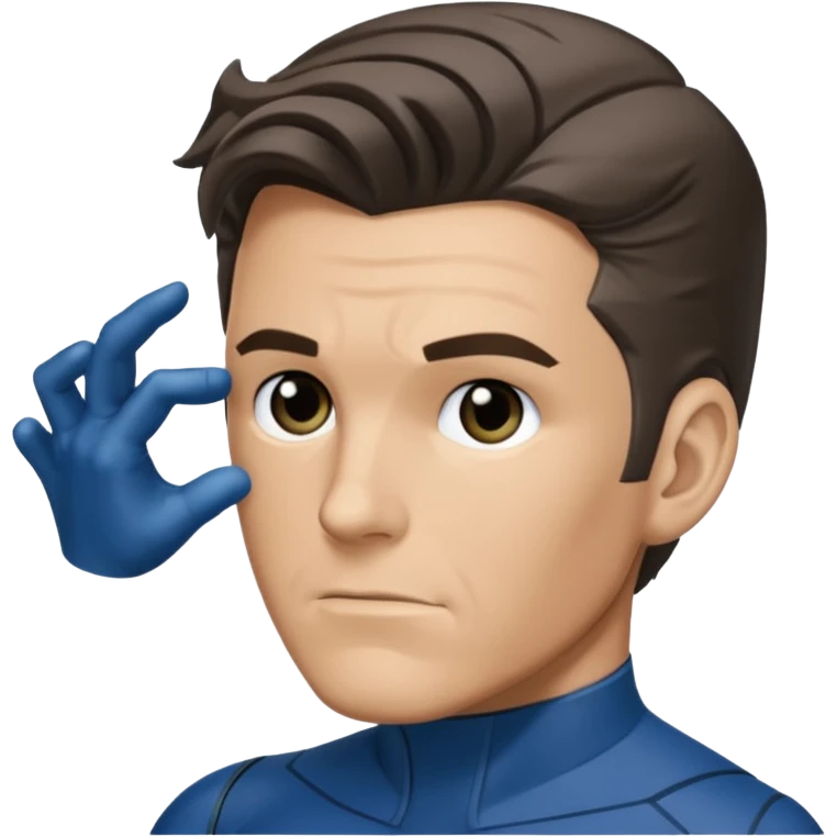 reed richards from fantastic four with grey side burns emoji