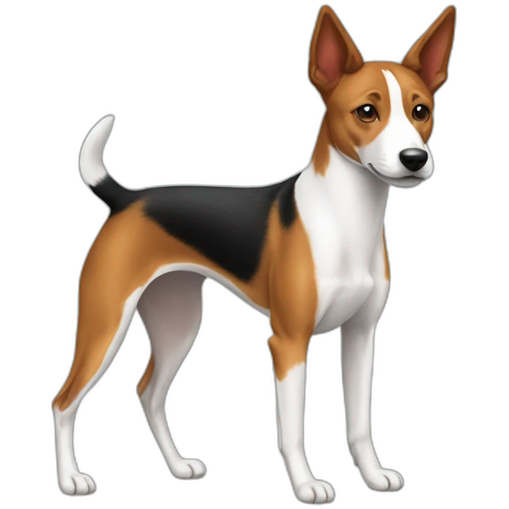 three colour basenji  emoji