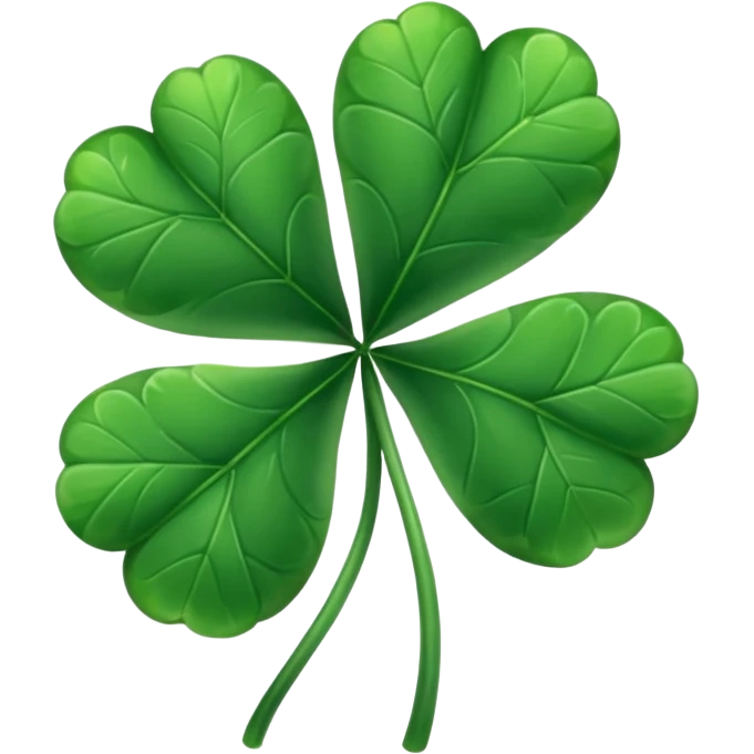 Trebol de 5 hojas emoji black clover emoji