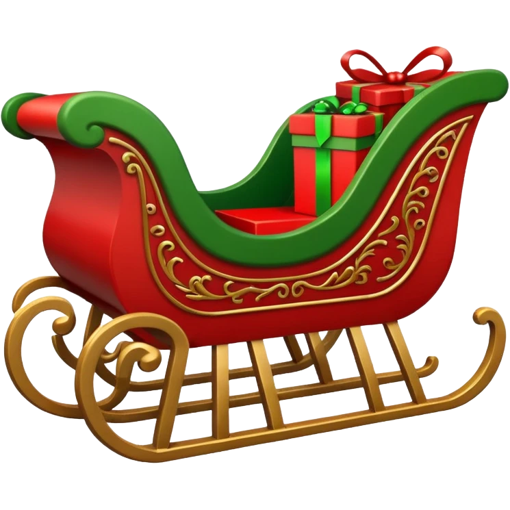 Christmas sleigh emoji