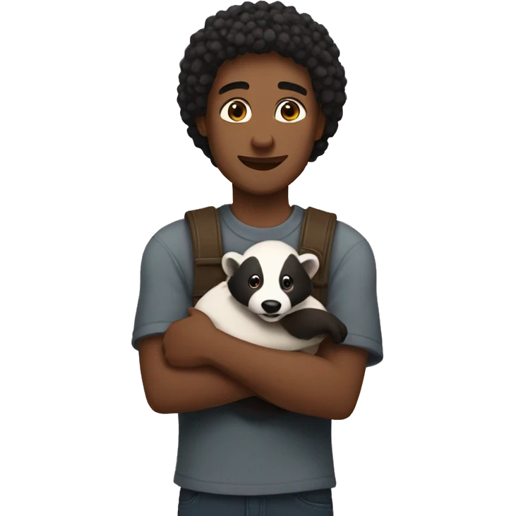 Musa holding badger emoji